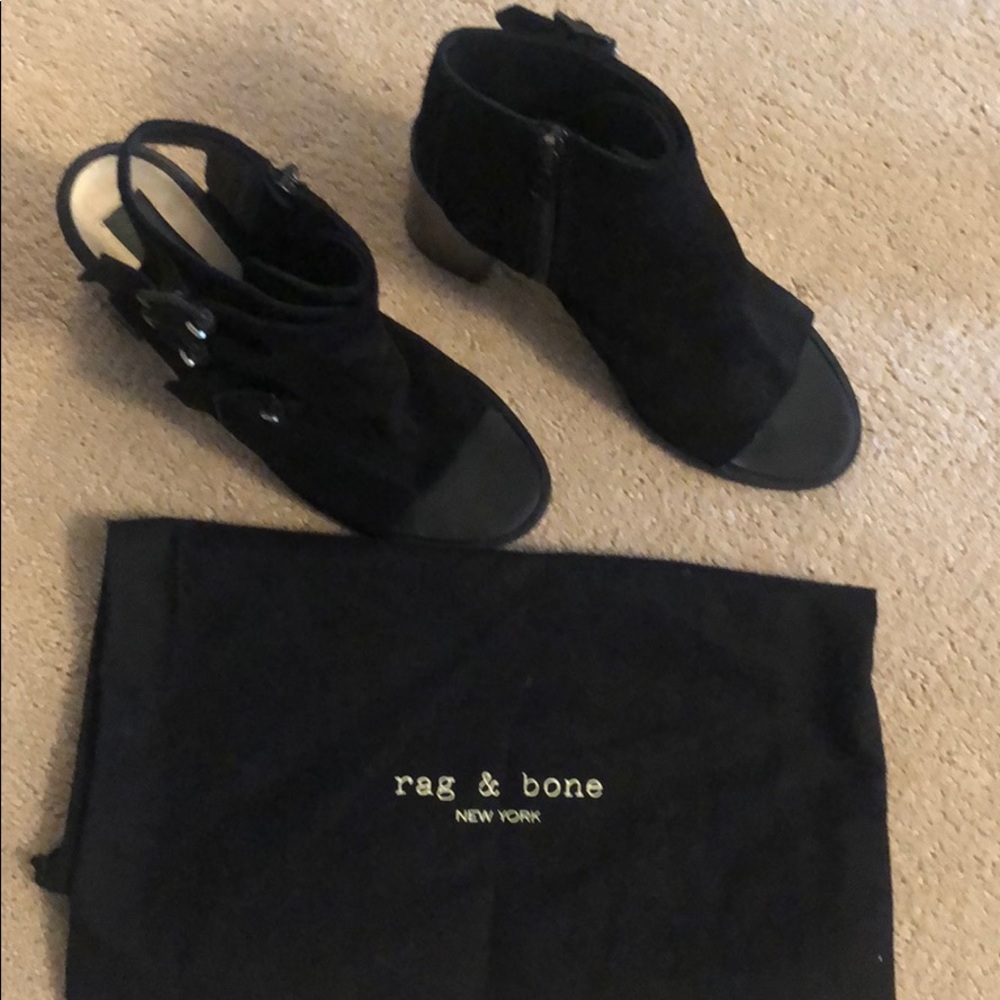 Rag & Bone Peep Toe Booties - image 1
